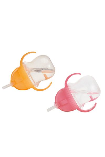 Munchkin 6 Feet + 207 ml Orange and Pink Click Locking Spout Drinking Cup