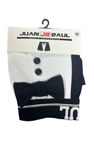 Juan Raul Ανδρικό σμόκιν παπιγιόν με σχέδιο πολύχρωμο μπόξερ