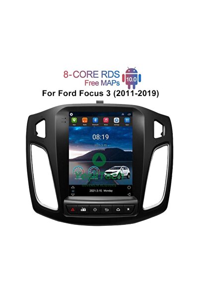 EXVOL Ford Focus 3-4 Tesla Ekran Android Multimedya Ips Ekran 4gb Ram 64gb Hafıza Kamera Hediyeli
