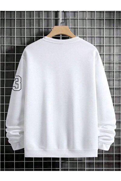 MOONBULL Ανδρικό φούτερ Oversize - Chicago 23 εμπρός και μανίκι με στάμπα