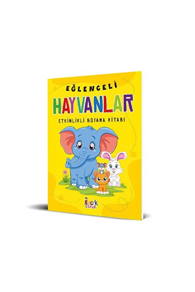 Bıcırık Yayınları Eğlenceli Hayvanlar - Etkinlikli Boyama Kitabı - Bıcırık Çocuk