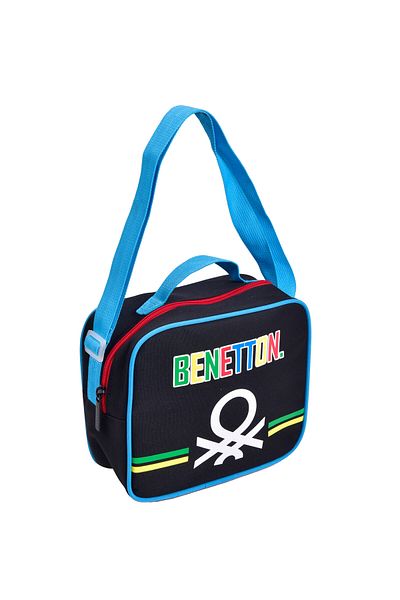 United Colors of Benetton Black Benetton Written Lunchbox for Boy