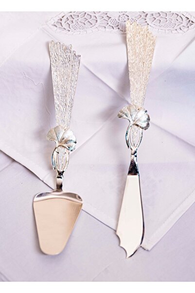 Bakır Concept Pasta Servis Spatulası & Servis Bıçağı