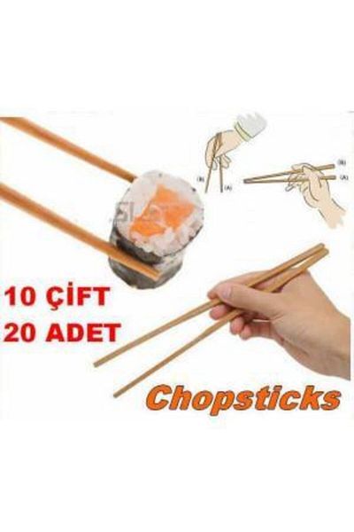 Tina Japanese Chopsticks Chinese Chopsticks 20 Pieces Chopstick 10 Pairs of Chopsticks