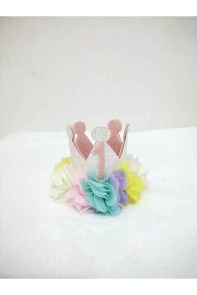 damlakids 1 Yaş Doğum Günü Tacı Prenses Bandana