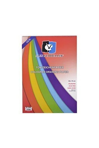 Alex Schoeller ALEX 35x50 120GR 10'LU KARIŞIK RENK FON KARTONU POŞETLİ ALX-0572