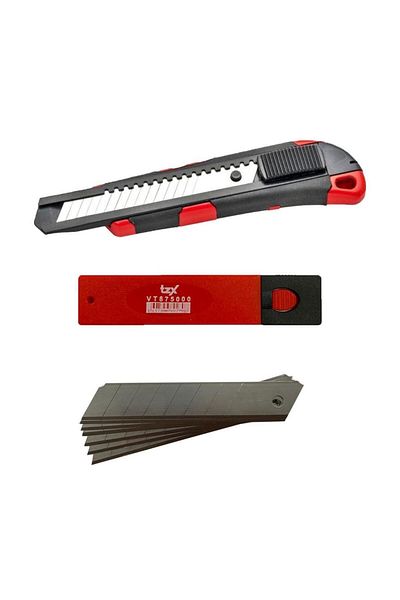 Vip-Tec Vt 875117   - Metal Professional 160X20Mm Utility Knife 10 Pieces Spare