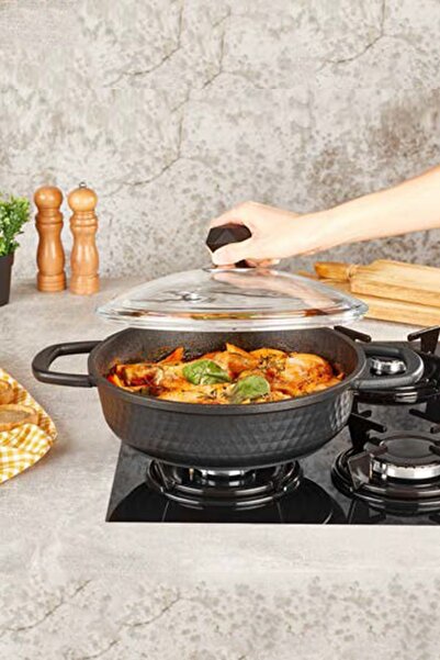 Kahramanlar Single Cast Iron Flat Pot 24 cm