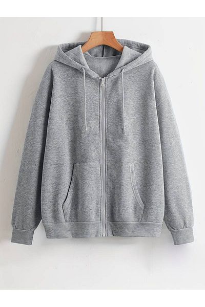 THEKONT Ζακέτα ιδρώτα Unisex με φερμουάρ