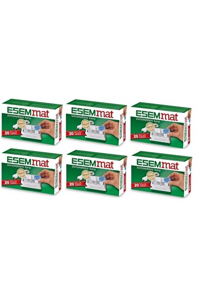 Esemmat Sivrisinek Kovucu Tablet 20 Adetli 6 Paket Özel Set