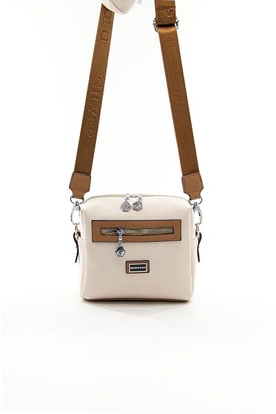 Silver Polo Geantă de damă model Nv1038 Beige-a.tan