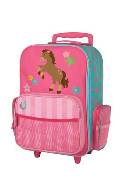 Stephen Joseph Unicorn Patterned Check Check Luggage Bag