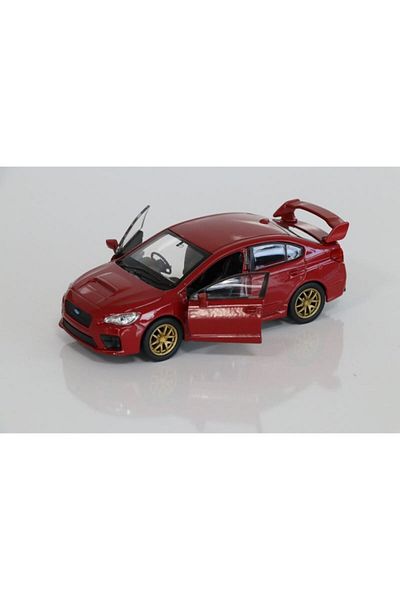 WELLY Licensed Subaru Wrz Sti Pull Drop Model Metal Car (1:34) (Color Specified)
