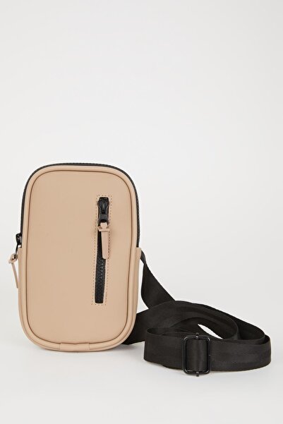 DeFacto حقيبة هاتف من الجلد الصناعي للرجال - C2437axns