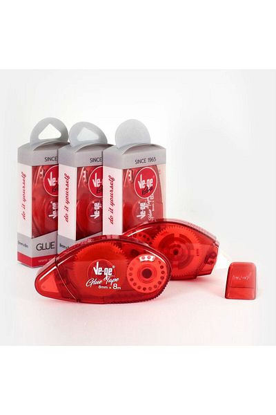 SF SCRAPBOOK KIRTASİYE Κόλλα διπλής όψης Vege Glue Tape - 8mm / Scrapbook (1 ΤΕΜ)