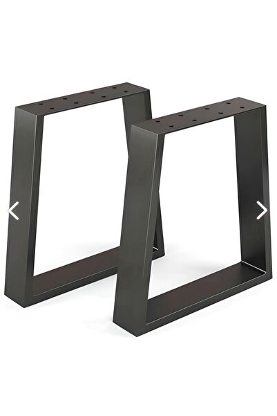 Genel Markalar Metal Bank Sehpa Orta Sehpa Ayağı 2 Adet Ayak 42 cm Mobilya Ayağı