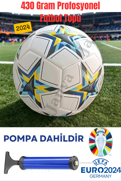 Janva Pompalı FİFA European Red Şampiyonlar Ligi Özel Tasarımı Futbol Topu La...