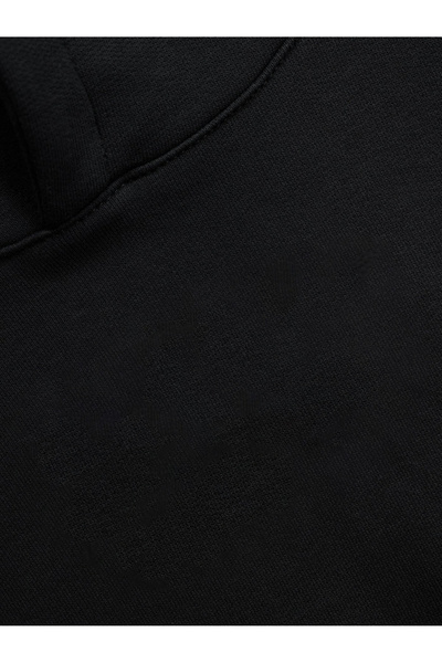 Mad&Calf Leo Thunder Printed - Women's Oversize Fleece Hooded Sweatshirt