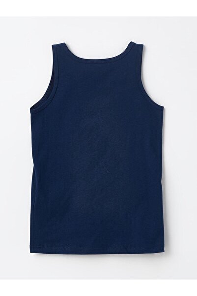 LC Waikiki قميص رياضي للأولاد من LCW بياقة دائرية وطباعة بيضاء، طقم من قطعتين (S4)