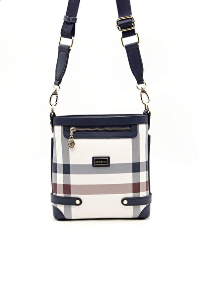 Silver Polo حقيبة كروس نسائية بيضاء - لاسي SP1120