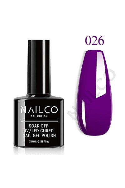 Naıl Co Uv Led Kalıcı Oje 7.5 ml (Koyu Mor) M475 NC026