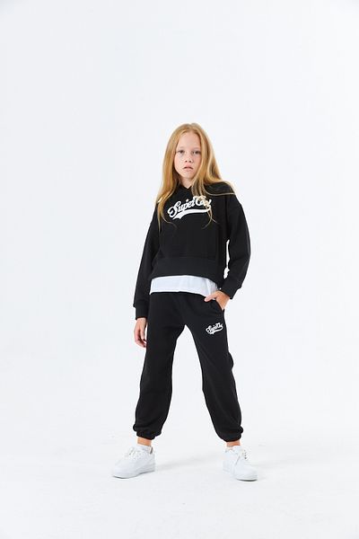 Serbend Sgk-1321 Serbend Kids Girls Hooded School Sweatshirt
