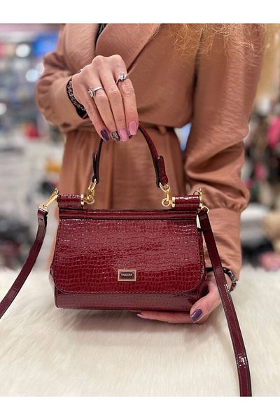 Pandora Bags Leather Crossbody Bag - Patent Leather