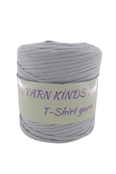 ALL KİNDS OFF YARN حبل رمادي فاتح من القطن الممشط