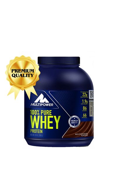 Multipower 100% Pure Whey Protein Powder - 2000 Gr for Muscle Development and Fast Recovery