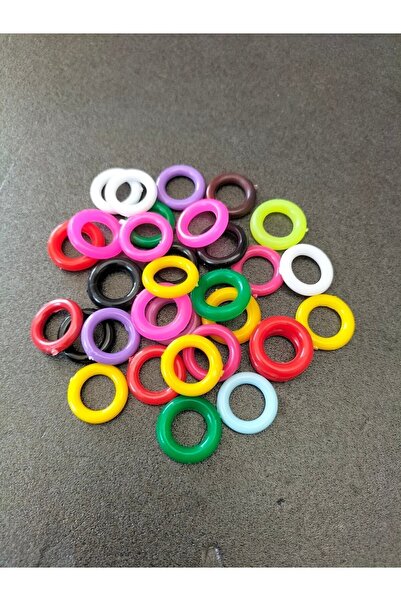 Storm 100 Adet Karışık Renkli Halka Güvercin Bilezik