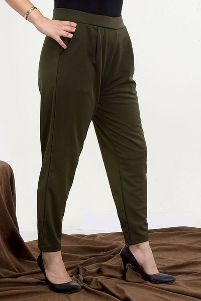 ZBK Women's Large Size Carrot Leg Pants