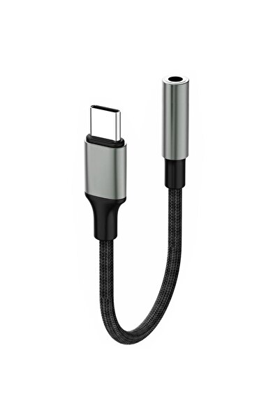 Dexmon Yüksek Kalite Tak Çalıştır Type-c To Aux 3.5mm Kulaklık Jak Dönüştürüc...