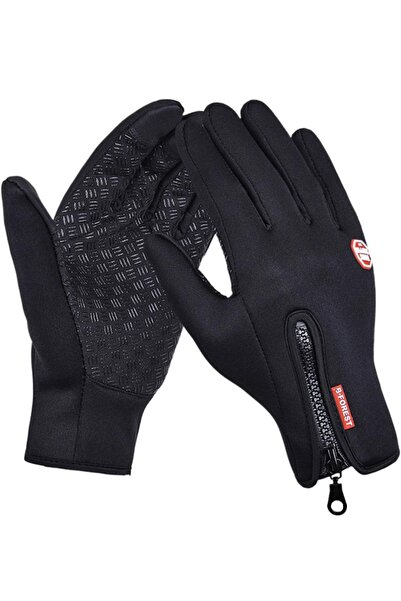 ebakbak Motosiklet Ve Bisiklet Eldiveni Neopren Kumaş Avuç Içi Kaymaz Silikon...