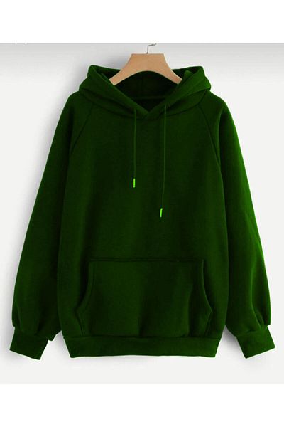 blackjack giyim Φούτερ Unisex μονόχρωμη μαύρη κουκούλα