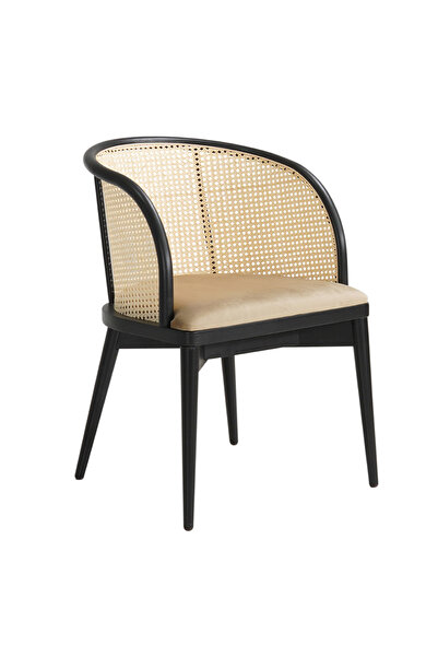 Zerenay Miran Siyah Hazeranlı Sandalye