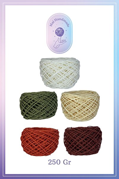 Mai Handmade Kağıt İp 5'li Set 5x50Gr