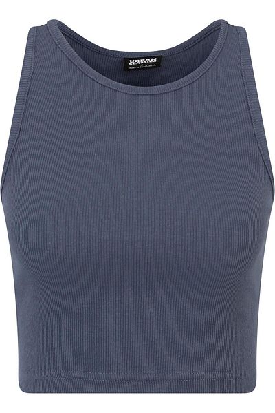 Urban Classics Damen 2er-Pack geripptes Crop-Top für Damen