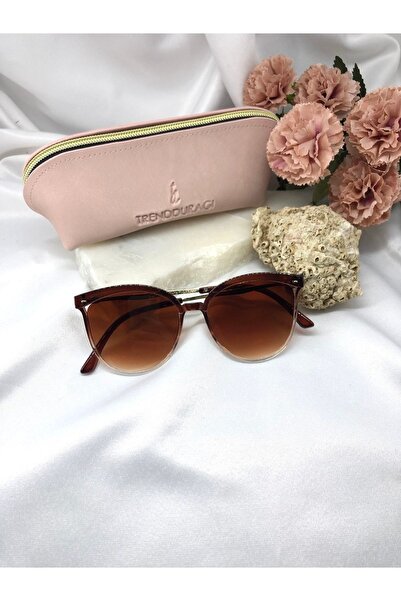 Di Caprio Marco Cat Eye Kahverengi Kadın Güneş Gözlüğü