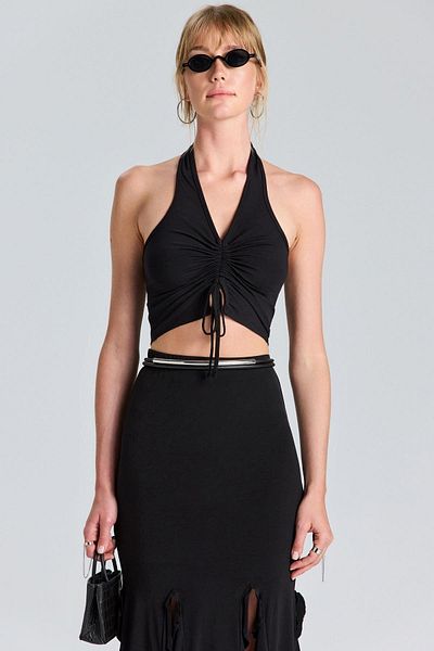 boutiquen 2697 Front Gathered Crop