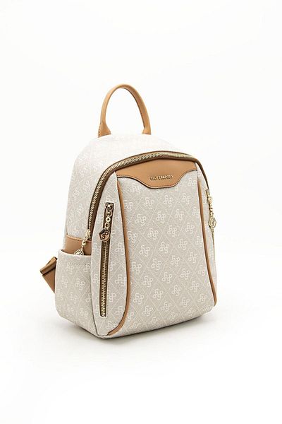Silver Polo A.Taba NV906 Women's Backpack - Silver Polo Stone