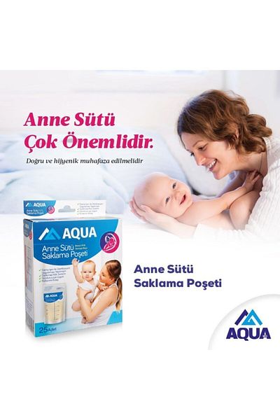 Aqua 80 Milk Storage Bags - 20 × 4