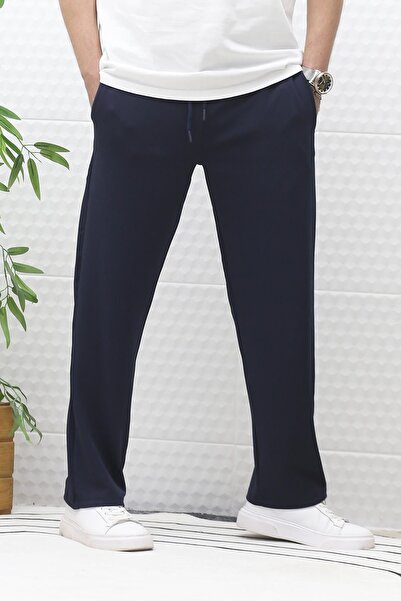 WAFRA Erkek Full Likralı Rahat Kesim Baggy Pantolon Bel Lastikli