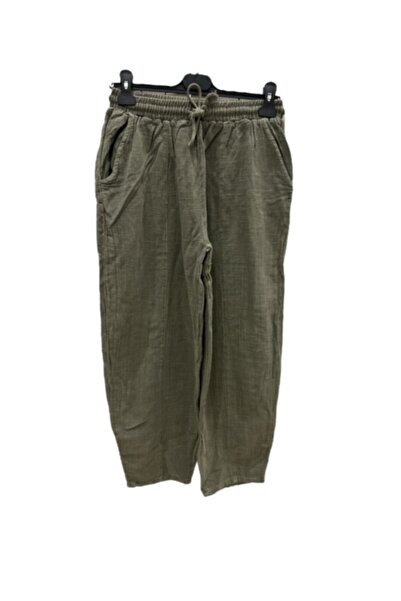 PHUTİ COLLECTION بنطلون قطني مريح - خصر مطاطي