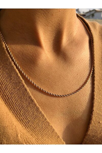 ae accessories 60 cm 2 mm Steel Twist Necklace