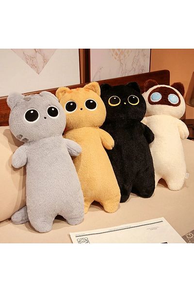 NB market 50cm Large Size Gray Plush Cat - Kawaii Sanrio Kitty Kuromi Toy
