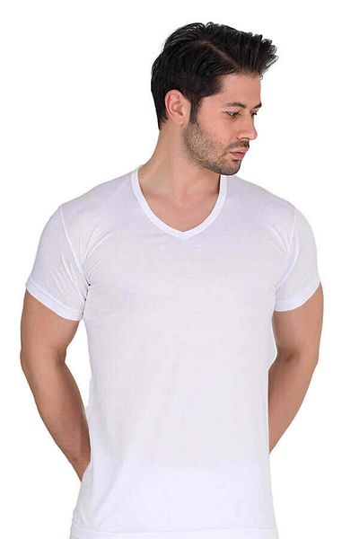 Berrak *****Berrak, 6 Pack Men's V-Neck Modal Undershirt Singlet