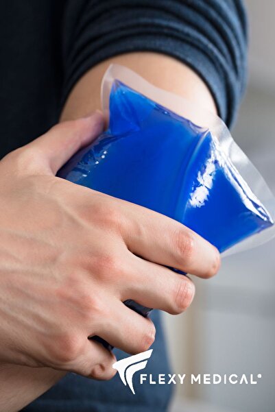 Flexy Medical Termojel Soğuk Sıcak Kompres Jel Buz Paketi, 5 Adet Soğutucu Jel Isıtıcı Termo Jel 13cmx26cm