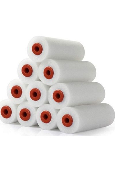 m1 art Sponge Finger Paint Roller Spare Head 10.cm - 10 Pieces