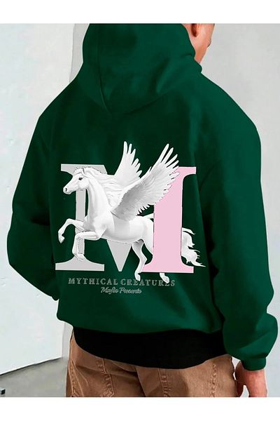 npLStore Φούτερ με κουκούλα Unisex Plus Size Mafia με στάμπα
