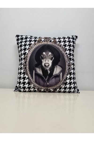 KIRLENT EV Подушка для собак Babyface з малюнком гусячої лапки